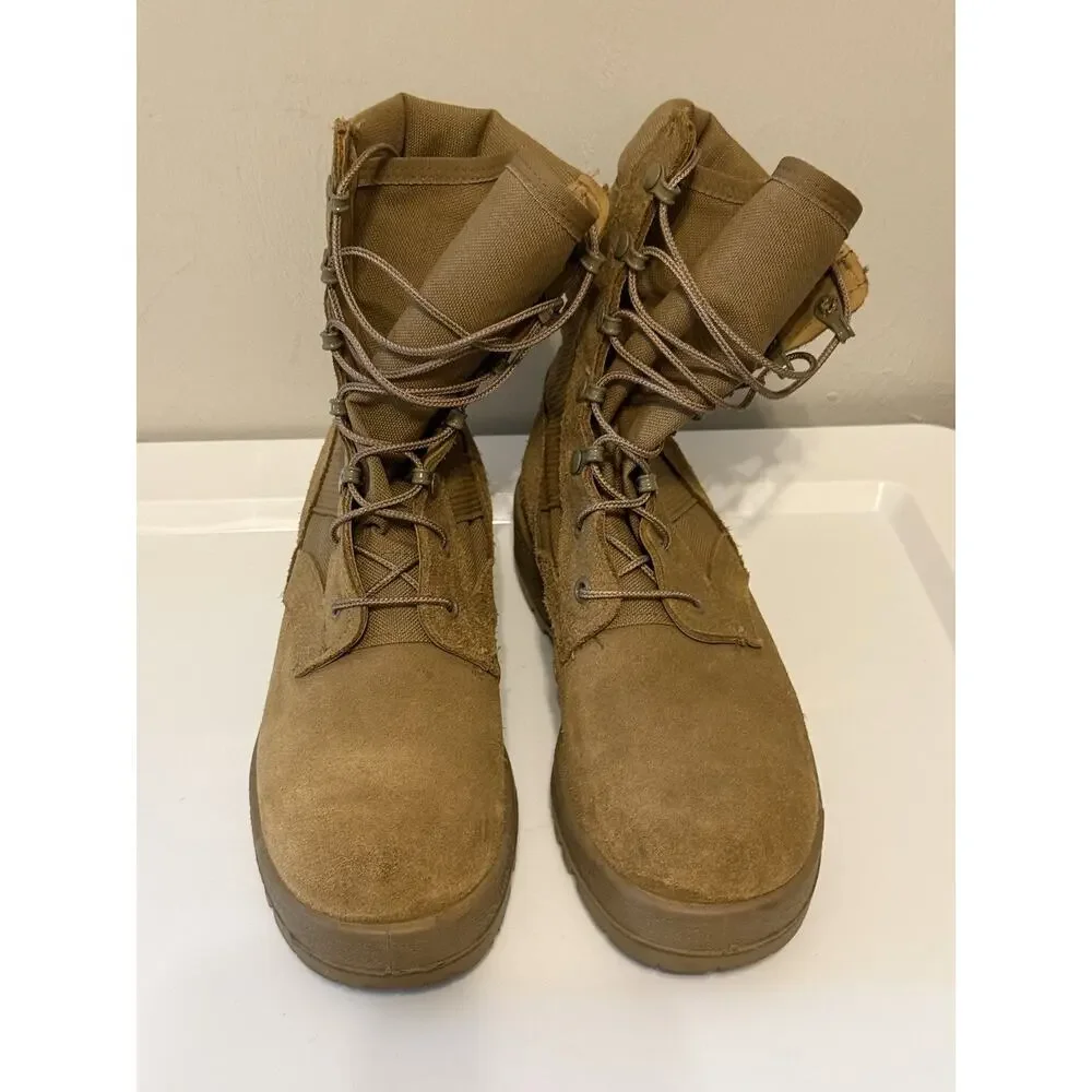US Military McRae Coyote Men’s Size 6.5 Hot Weather Combat Boots Vibram Tactical